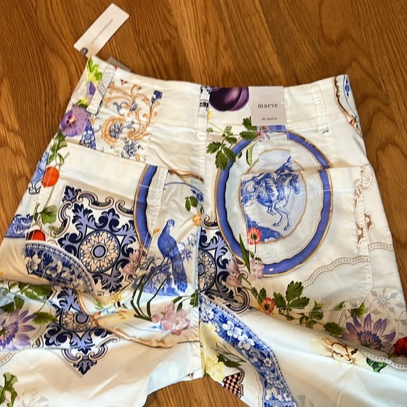 Anthropologie Cropped Wide-Leg Pants Magic Fabric Edition Sz 28 NWT - Picture 16 of 16